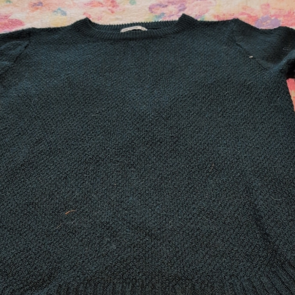 Pink Clover Women's Forest Green Crewneck Sweater